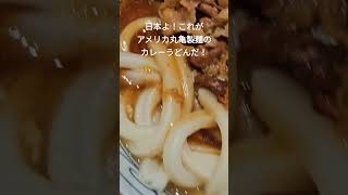 アメリカの丸亀製麺でカレーうどんを食べた！ #アメリカ生活 #丸亀製麺