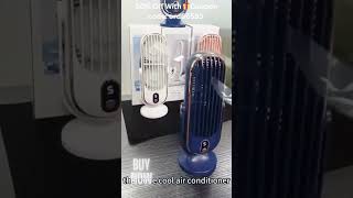 USB Wireless Rechargeable Tower Fan with Strong Wind Cooling and LED Display #fans #viral #trending