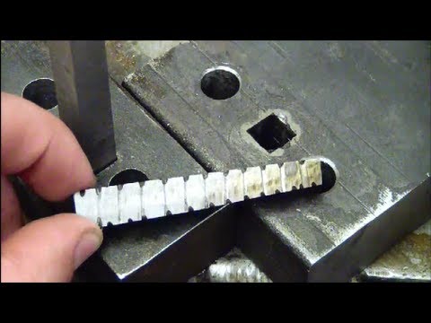 Machining 101: How to drill a square hole at home without special tools. Machining 101: How to drill a square hole at home without special tools.