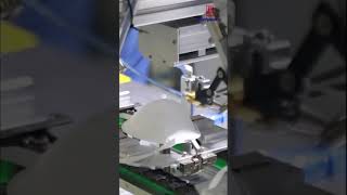 Richpeace fully automatic N95 cup mask making machine with head loop 富怡全自动罩杯口罩生产线（焊头带）30s