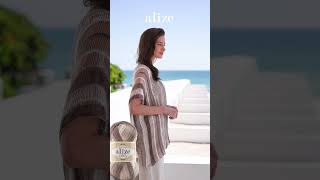 Alize Diva ile Cetvel İşi Yelek