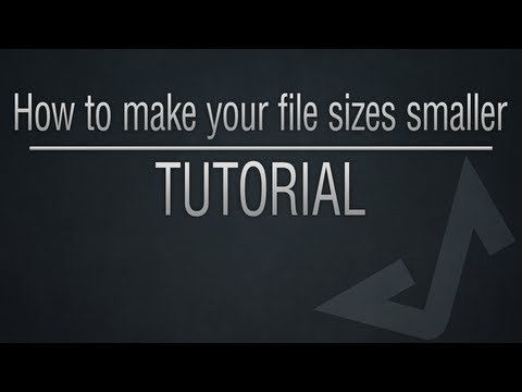Photoshop Tutorial - How to make your file sizes smaller Photoshop Tutorial - How to make your file sizes smaller