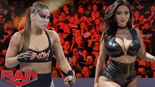 WWE Full Match - Rounda Rousey Vs. Amma Anderson : Monday Night RAW Full Match