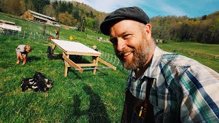 Turning a Pile of Wood into a Mobile Pig Shelter