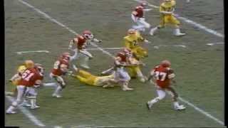 1983 Vanier Cup Highlights: University of Calgary Dinos vs Queen's University Golden Gaels