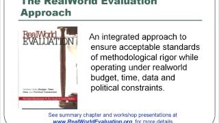 Real World Evaluations: Conducting Quality Evaluation Under Constraints