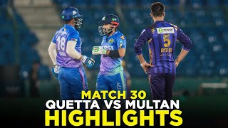 PSL 9 | Full Highlights | Quetta Gladiators vs Multan Sultans | Match 30 | M2A1A