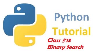 Python Tutorial#13 Binary Search Algorithm in Tamil