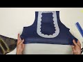 cut work blouse design cutting and stitching step by step for beginners cut work neck design