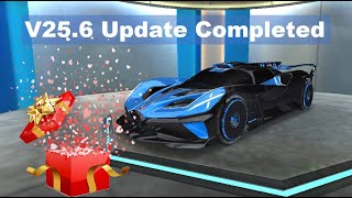 v25.6 update completed / New car gift box receiving location