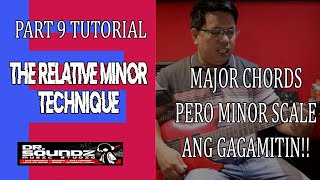 RELATIVE MINOR GUITAR TECHNIQUE/PART 9 GUITAR TUTORIAL