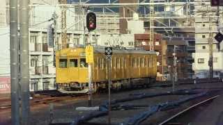 【横川駅】105系濃黄色　到着　【HD】2013.10.26