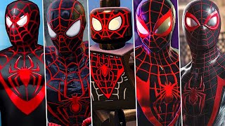 Evolution of Miles Morales in Spider-Man Games