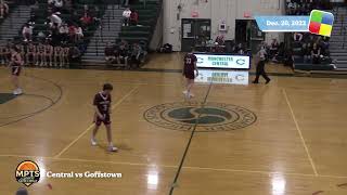 MPTS Sports, Central vs Goffstown, Boys Basketball, 12/20/22