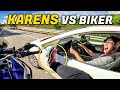 KAREN GETS INSTANT KARMA |  EPIC & CRAZY MOTORCYCLE MOMENTS 2024 #30