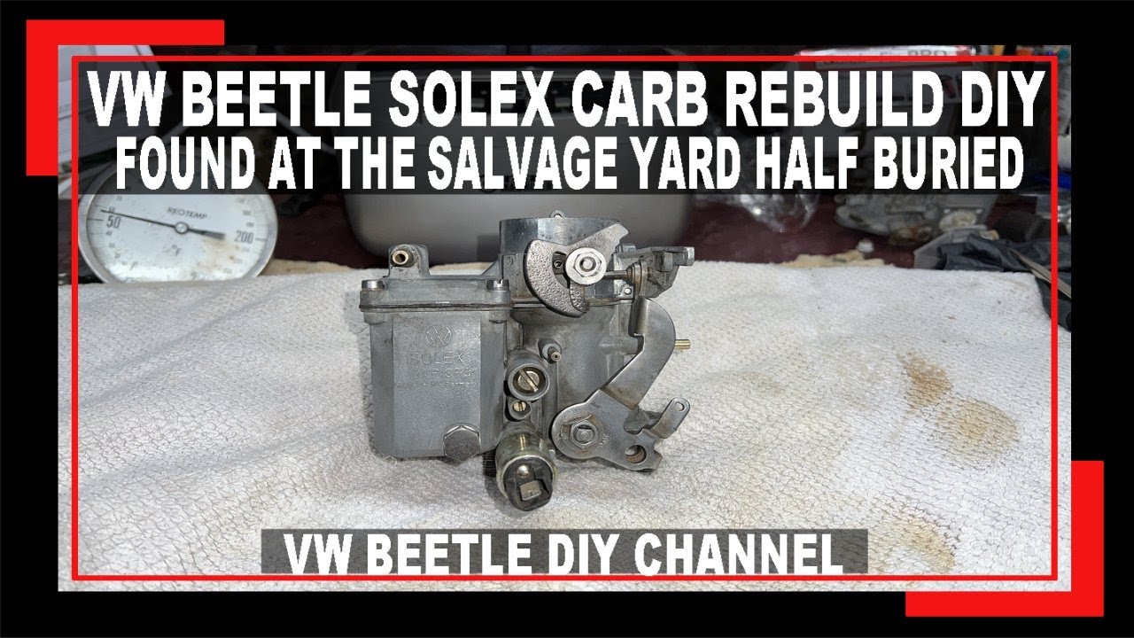 VW Beetle SOLEX Carb Rebuild - How To Rebuild A Carburetor - Ultrasonic ...