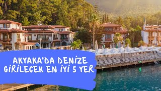 Akyaka'da denize girilebilecek en iyi 5 yer