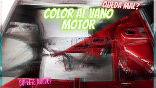 Primer y Color al vano motor!! Fiat 128 || Restaurando mi 128 Super Europa + unboxing soplete nuevo!