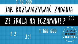 Jak rozwiązywać ZADANIA ZE SKALĄ na egzaminie? ⚖️