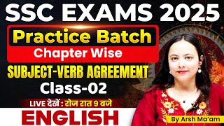 ARSH Ma'am's Proven Formula for Mastering Subject Verb Agreement in SSC Exams 2025 #sscabhinaymaths