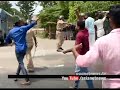 sfi abvp conflict in front of mg college trivandrum