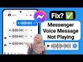 How To Fix Messenger Voice Message Not Playing - 2024 | Messenger Voice Message Not Opening