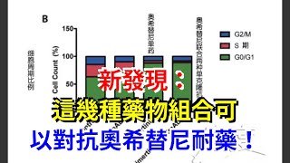 新發現：這幾種藥物組合可以對抗奧希替尼耐藥！