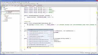 Android SQLite Database Tutorial 3 # Insert values to SQLite Database table using Android
