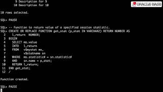 Function Calls From SQL Pipelined Table Functions