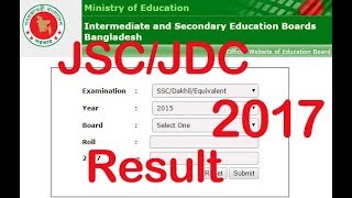 How To Check Jsc result 2017/ Jdc result 2017 With Link Try It Now