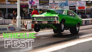 800HP + Muscle car DRAG Racing (WHEELIES) - 4K