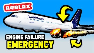MY AIRLINE Had a ENGINE FAILURE Emergency in Roblox