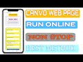 How to run python free canvo web page 2024 | non stop run website Canvo |fyt web page kaisy run kery