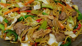 VEGETABLE AND EGG NOODLES STIR FRY/Quick and Easy Recipe!