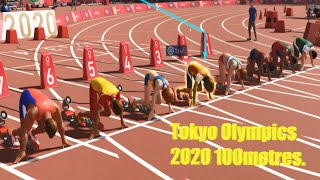 Olympic Games Tokyo 2020 100m Competition 100 Metre World Record The Official Video Game Gamplay.