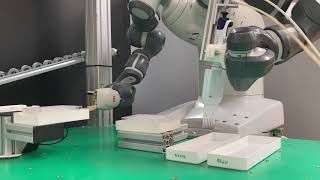 ABB YuMi partially automating CoViD-19 serological tests