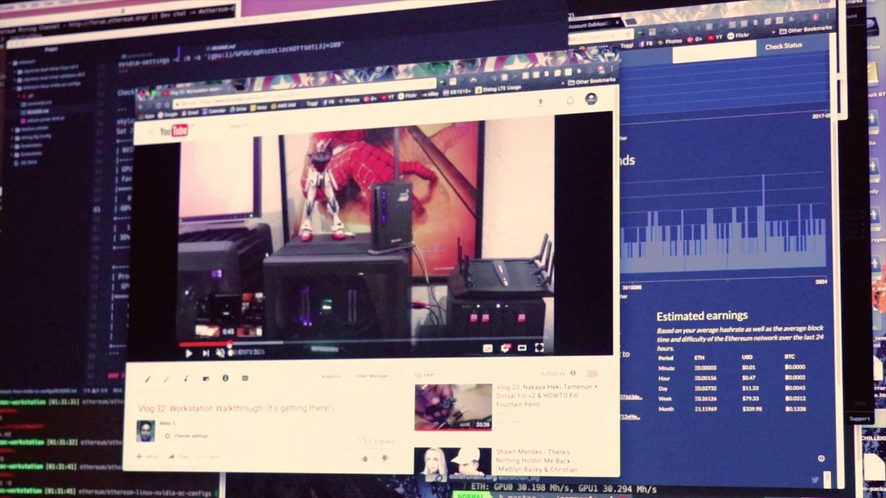 Ethereum Mining Part 3 Ethminer Demo Opencl Youtube