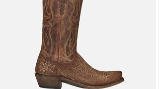 Lucchese The carl sharkskin boot review