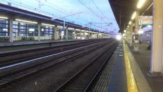 驚異！新幹線 時速300km以上 姫路駅　（Shinkansen over 300km/h at Himeji Station）　3