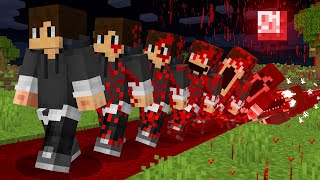 Minecraft, But Deaths = Blood