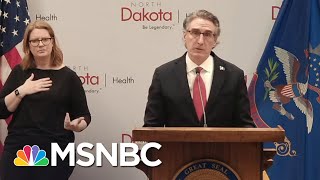 North Dakota Gov. Burgum Makes Emotional Plea On Wearing Face Masks | MSNBC