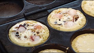 今川焼｜蛸入りたこサンド、チーズ、マヨコーン Imagawayaki Cake with octopus etc. Niigata, Japan