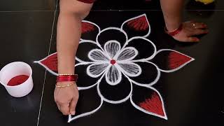 Friday special rangoli design 🌹 daily muggulu 🌹 easy rangoli design 🌹 small beautiful kolam