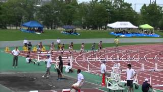 近江高校　男子陸上競技部　北原　１１０ｍH　2014.7.12