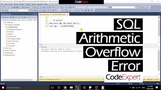 SQL Arithmetic Overflow Error Converting Int To Data Type Numeric