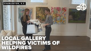 Charleston gallery associate leads clothing drive for Californians affected by wildfires