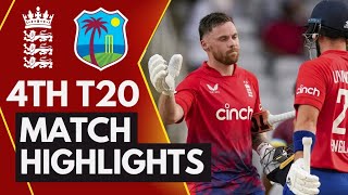 1st Innings Highlights | England vs West Indies | 4th T20 2023 | #engvswi #4thT20 #Highlights