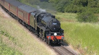 Black 5 44871 creates havoc on the SWML hauling 