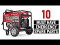 10 must have generator spare parts for emergencies