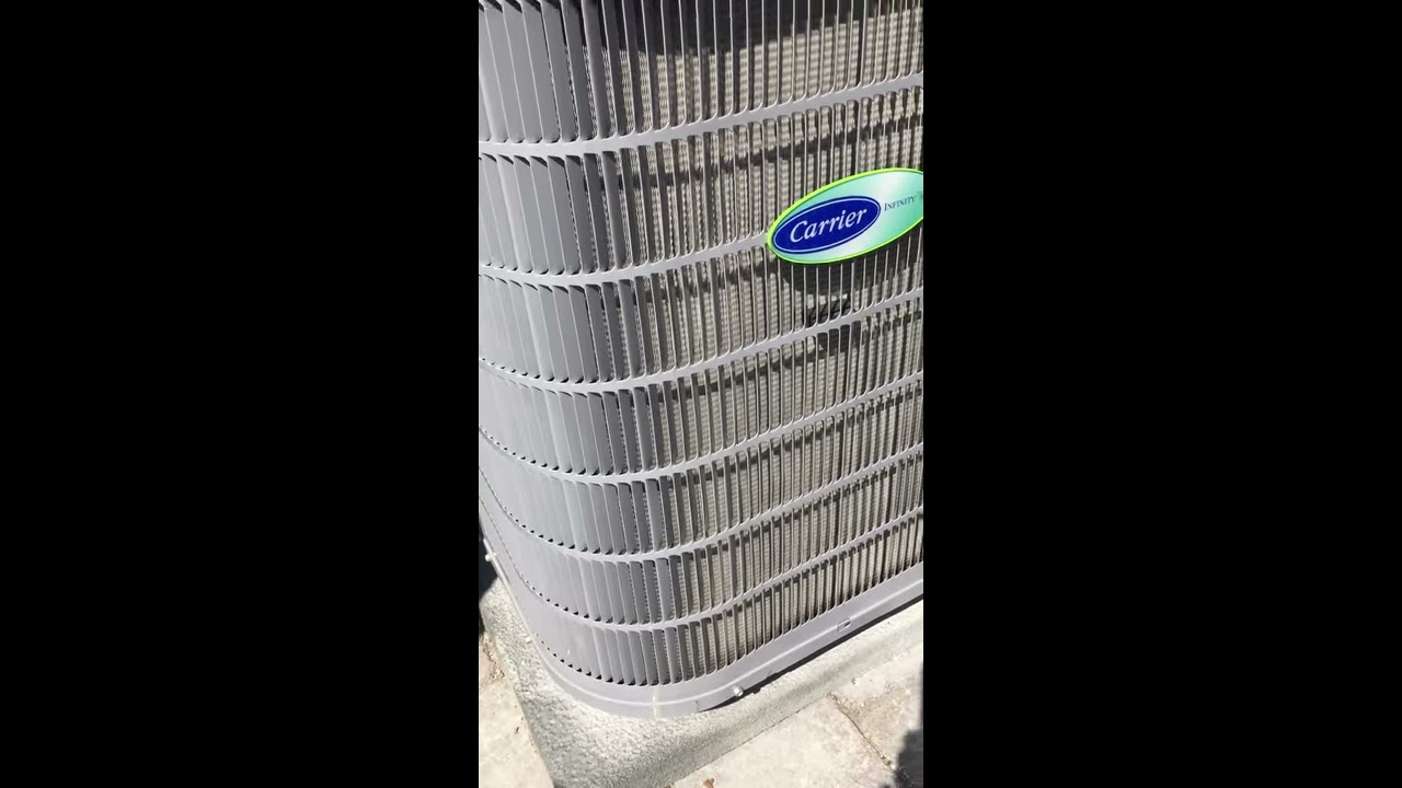 Carrier Infinity 24VNA9 5-stage Air Conditioner Buzz - YouTube